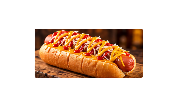 Hot dog con queso